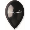 Svet balonku Balónik s textom - Čierny 26 cm