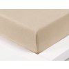 XPOSE® Jersey plachta Exclusive - biela káva 180x200 cm, Jersey