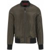 Tmavo olivová pánska bomber bunda Urban Classics 2-Tone S