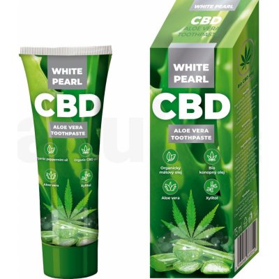 White Pearl CBD Aloe Vera bělící pasta 75 ml