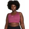 Dámska športová podprsenka Nike, SWOOSH BRA PAD PLUS Vínová 3x