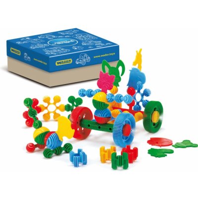 WADER 80145 Kocky Funny blocks 72 ks