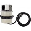 Design light Výsuvná elektrická zásuvka TETRABOX 3x 230V + 2x USB / Hliník