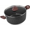 Hrniec MagicHome Black Marble Line, 24 cm, 4000 ml, s pokrievkou