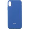 Roar matný kryt z mäkkého plastu pre iPhone X / XS - tmavomodrý - možnosť vrátiť tovar ZADARMO do 30tich dní