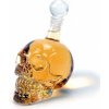 Fľaša na alkohol Lebka - priehľadná