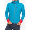 Flísová bunda La Sportiva Bristen Thermal Hoody - tropic blue/cherry tomato