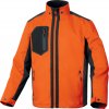 DELTA PLUS Mechanicky naťahovateľná polyesterová bunda AREN Oranžová Sivá
