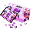 KPop DEMON HUNTERS Huntrix Saja Boys Puzzle A3 A4 personalizované