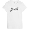 Puma ESSENTIALS + BLOSSOM SCRIP TEE Dámske tričko, biela, S