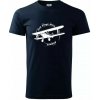 Still Plays With Planes - Klasické pánske tričko vyššej gramáže - M ( Tmavomodrá (veľmi tmavá - skoro čierna) )