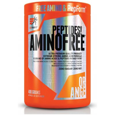 Extrifit Amino Free Peptides 400 g, POMARANČ