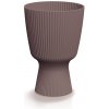 Prosperplast Kvetináč plast Milly Round marsala 18,8 cm 46598