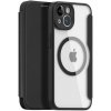 DUX DUCIS Skin X flipové puzdro s MagSafe pre iPhone 14 - čierne - možnosť vrátiť tovar ZADARMO do 30tich dní