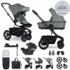 EASYWALKER SET Kočík 4v1 Harvey⁵ Agave Green XXL AIR + CYBEX Aton B2 i-Size + základňa