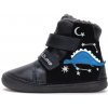 D.D.step Detské chlapčenské zimné topánky black W078-42928B svietiace v tme
