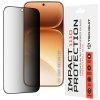 Techsuit - 111D Privacy Full Glue privátne ochranné sklo pre Honor 600 / 600 Pro - čierne