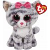 TY BEANIE BOOS KIKI šedá mačka 24 cm