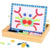Mamido Mamido Drevená magnetická tabuľa s puzzle