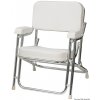 OSCULATI Kapitánske kreslo biele Variant: Kapitän-Bootstuhl, weiß Captain's chair white