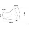 Carpassion CP58139 Ochranná plachta na motocykel Protector L