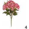 Kytica Hortenzia 38cm zamat cyklámenová 243790CY - Umelé kvety