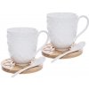 Orion Hrnček s podšálkou a lyžičkou BAMBU 2 x 370 ml