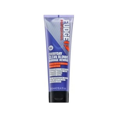 Fudge Professional Clean Blonde Damage Rewind Everyday Violet-Toning Shampoo tónovací šampon pre neutralizáciu žltých tónov 250 ml