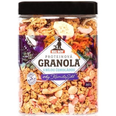 BIG BOY Proteínová granola s bielou čokoládou by @kamilasikl 360 g