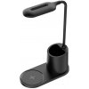 FELLOWES Platinet stolná LED lampa 3W, bezdrôtové nabíjanie, čierna PLADLL1930N