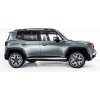 Priečniky Aurilis Trax Black pre Jeep Renegade 2014- s pozdĺžnikmi