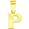 iBrill Zlatý prívesok – písmeno “P” 48063