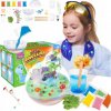 VZDELÁVACÍ SET JEDNOROŽEC MAGICKÉ KRYŠTÁLY AKVÁRIUM LED EXPERIMENTY