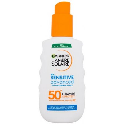 GARNIER Ambre Solaire Sensitive Advanced Hypoallergenic SPF50+ Opaľovací sprej 150 ml
