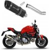 Ducati MONSTER 821 2018 - 2021 ladený výfuk HP1 BLACK + dB killer medium
