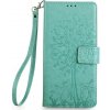 Peňaženkové puzdro Embossing Pattern Strom zelené – Realme GT 8 Pro