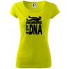 Swimming is in my DNA - Dámske tričko Pure - XS ( Limetková )