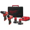 Milwaukee 4933480588 Aku sada nářadí M12 FPP2A2-602X
