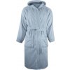 The One Towelling Župan s kapucí Bathrobe hooded COT48102103734-light blue Modrá světlá L/XL