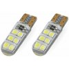 AMiO LED žiarovky STANDARD T10 W5W 12xSMD 2835 12V Silca