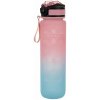 Trizand 24497 Motivačná fľaša na vodu 1000 ml, modroružová