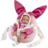 Llorens 63506 NEW BORN DIEVČATKO - realistická bábika bábätko s celovinylovým telom - 35 c MA4-63506