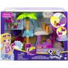 Mattel Polly Pocket Pollyville Zábavná autoumývačka Plameniak, HHJ05 (mHHJ05)