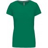 Kariban Tričko K380, krátký rukáv, dámské COT20K38052013-kelly green 3XL Zelená kelly