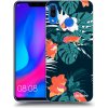 Picasee silikónový čierny obal pre Huawei Nova 3 - Monstera Color