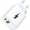 Winner Group Winner Group - Rýchlonabíjací adaptér 1xUSB-C + 1xUSB-A Power Delivery 20W biela WN0053 + záruka 3 roky zadarmo + záruka 3 roky zadarmo