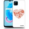 Picasee silikónový prehľadný obal pre Realme C11 (2021) - Veľké srdce