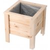 ČistéDrevo Drevený kvetináč z masívu 38 cm