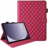 VSETKONAMOBIL 130390 LATTICE Zaklápacie puzdro pre Samsung Galaxy Tab A11 červené