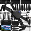 Skladacia mini dron 2 x Wifi HD kamera - E88PRO